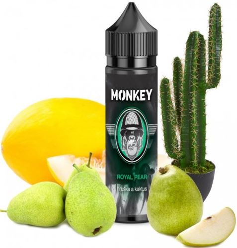 Monkey Royal Pear příchuť hruška a kaktus 12ml