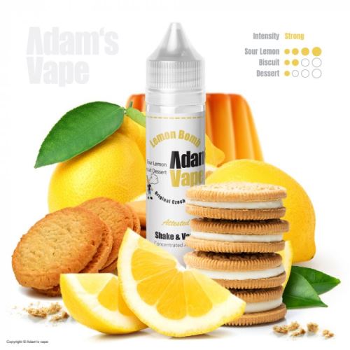 Adam's Vape Sour Lemon Biscuit Dessert 12/60ml
