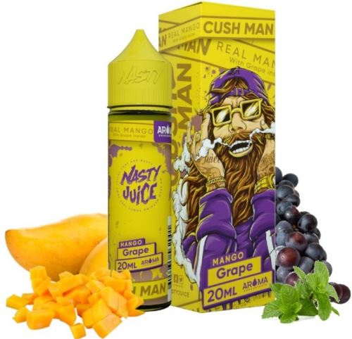 Nasty Juice CushMan Shake and Vape Grape Mango 20ml EXP 04/2021 DOPRODÁNO