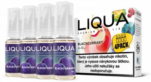 Liqua Elements Blackcurrant 3mg 4x10ml černý rybíz
