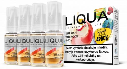 Liqua Elements Turkish Tobacco 6mg 4x10ml turecký tabák