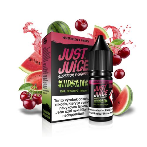 Just Juice Salt Watermelon & Cherry 11mg 10ml