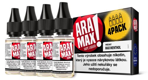 Aramax Max Menthol 4x10ml 12mg mentol Aramax Max Menthol 4x10ml 12mg mentol