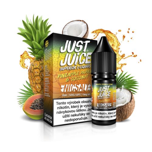 Just Juice Salt Pineapple, Papaya & Coconut 11mg 10ml