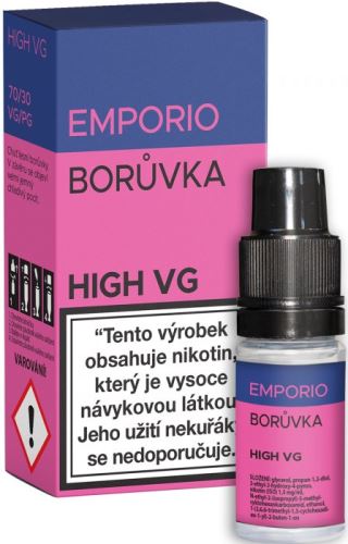 Emporio High VG Borůvka 0mg 10ml