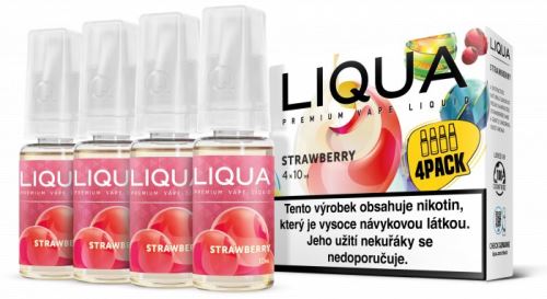 Liqua Elements Strawberry 6mg 4x10ml jahoda