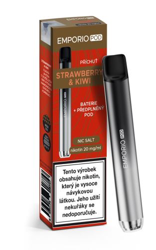 Emporio Pod Strawberry Kiwi Nic Salt 20mg 500mAh