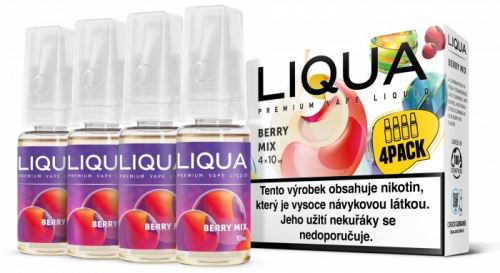 Liqua Elements Berry Mix 3mg 4x10ml lesní směs