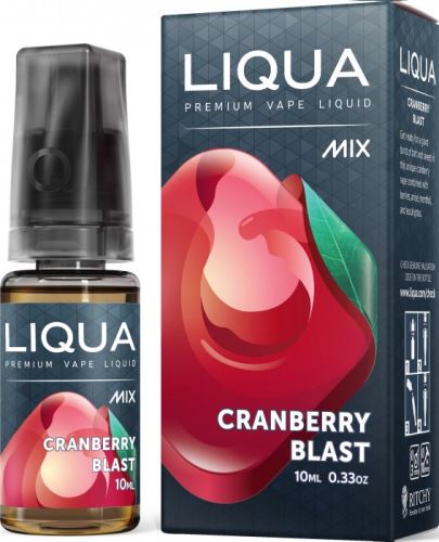 Liqua Mix Cranberry Blast 0mg 10ml chladivé brusinky