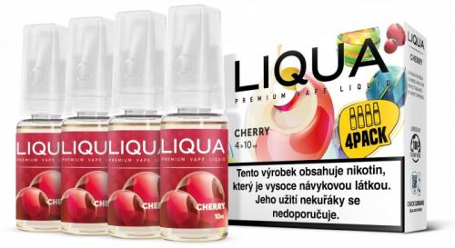 Liqua Elements Cherry 3mg 4x10ml třešeň