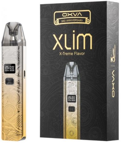 OXVA Xlim V2 3rd Anniversary Gold