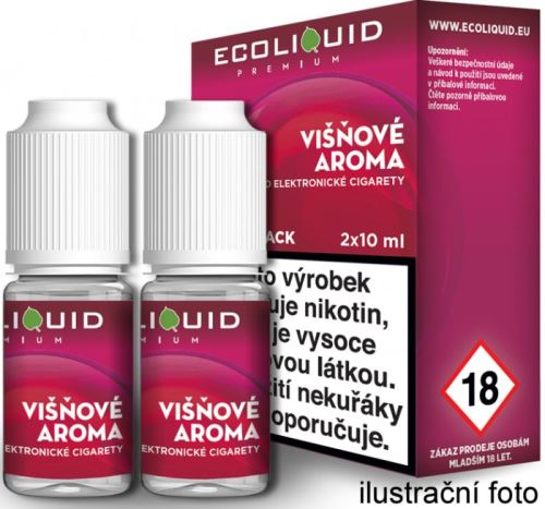 Ecoliquid Višeň 0mg 2x10ml