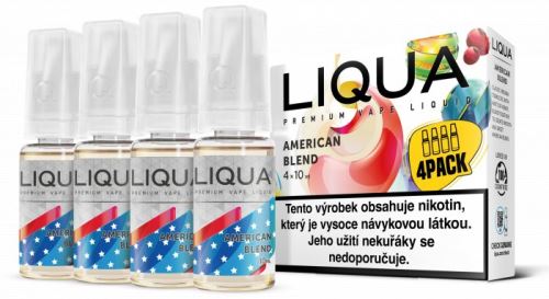 Liqua Elements American Blend 6mg 4x10ml americký tabák