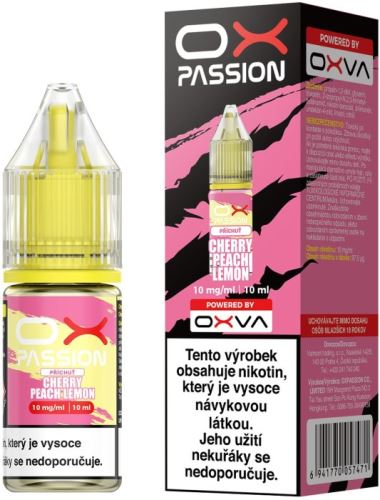 OXVA OX Passion Nic SALT Cherry Peach Lemon 10mg 10ml