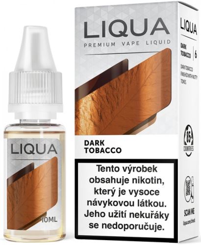Liqua Elements Dark Tobacco 0mg 10ml tmavý tabák