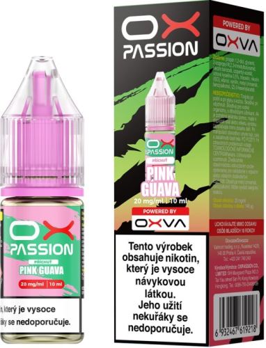 OXVA OX Passion Nic SALT Pink Guava 20mg 10ml OXVA OX Passion Nic SALT Pink Guava 20mg 10ml