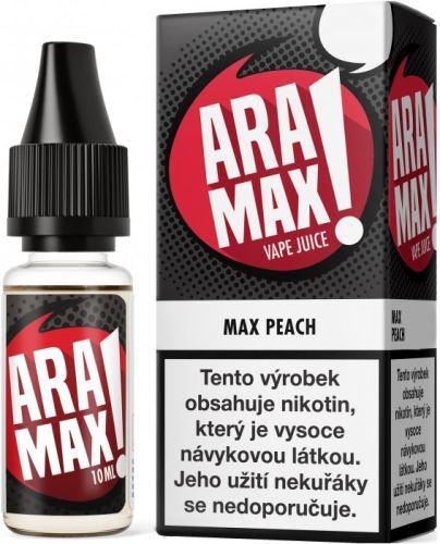 Aramax Max Peach 10ml 18mg broskev
