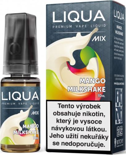 Liqua Mix Mango Milkshake 18mg 10ml mangový milkshake