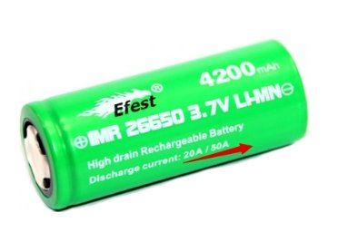 Efest 26650 baterie 4200mAh 50A DOPRODÁNO