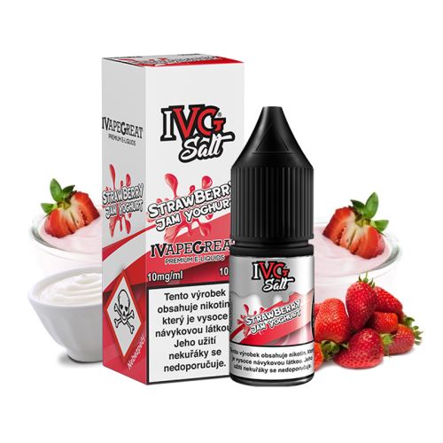 IVG SALT Strawberry Jam Yoghurt 10mg