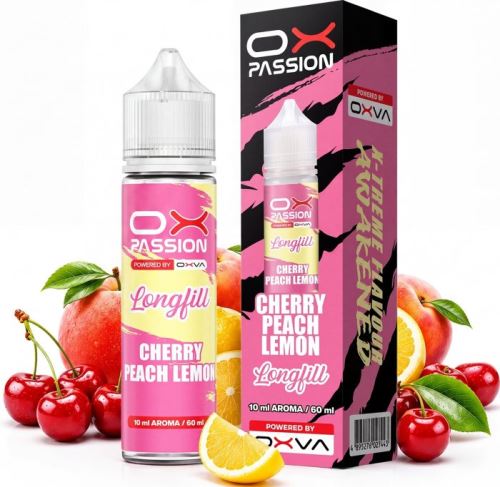 OXVA OX Passion Aroma Cherry Peach Lemon SnV 10/60ml OXVA OX Passion Aroma Cherry Peach Lemon SnV 10/60ml
