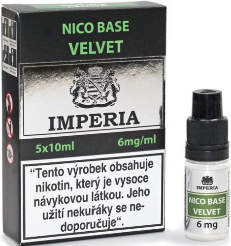 Imperia Nico Base Velvet 6mg 5x10ml