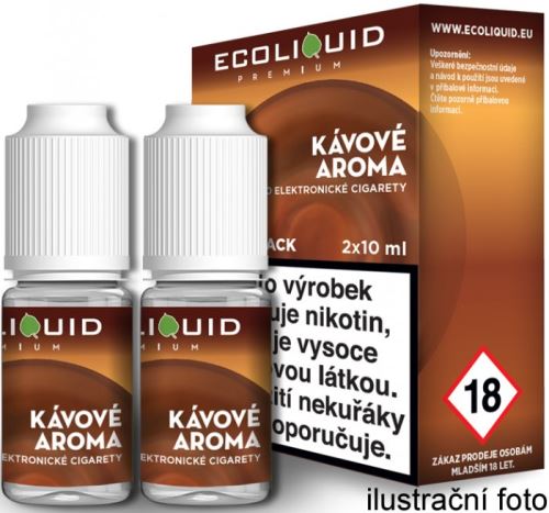 Ecoliquid Káva 0mg 2x10ml