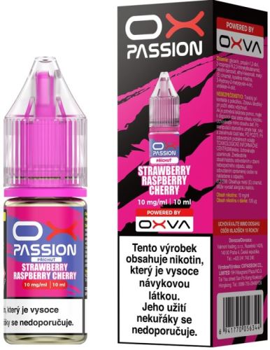 OXVA OX Passion Nic SALT Strawberry Raspberry Cherry 10mg 10ml