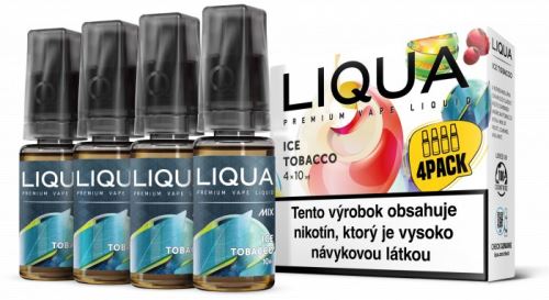 Liqua Mix Ice Tobacco 6mg 4x10ml ledový tabák DOPRODÁNO