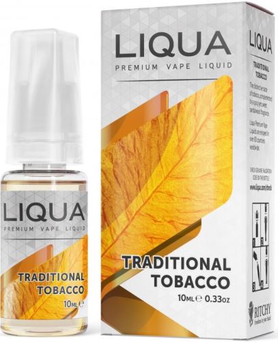 Liqua Elements Traditional Tobacco 0mg 10ml tradiční tabák