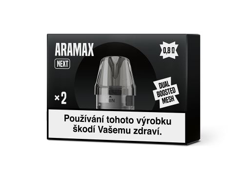 Aramax Next Pod Cartridge 0,8 Ohm 2ks Aramax Next Pod Cartridge 0,8 Ohm 2ks