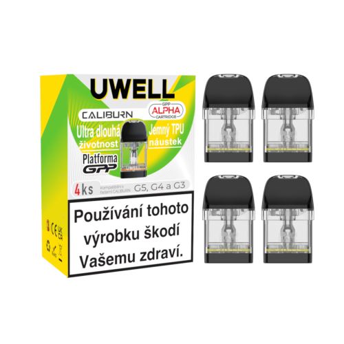 Uwell Caliburn GPP cartridge 0,9 Ohm 4ks