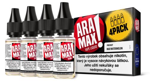 Aramax Max Watermelon 4x10ml 3mg Aramax Max Watermelon 4x10ml 3mg