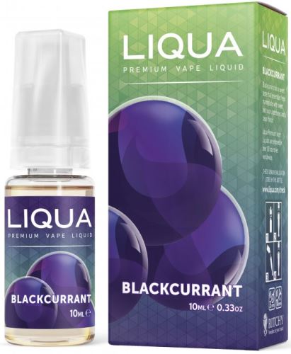 Liqua Elements Blackcurrant 0mg 10ml černý rybíz
