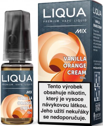 Liqua Mix Vanilla Orange Cream 3mg 10ml pomerančový krém DOPRODÁNO