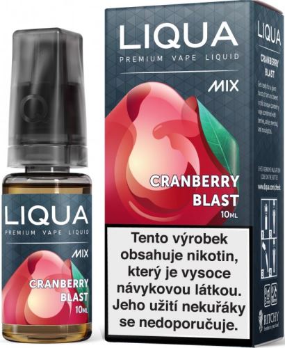 Liqua Mix Cranberry Blast 3mg 10ml chladivé brusinky