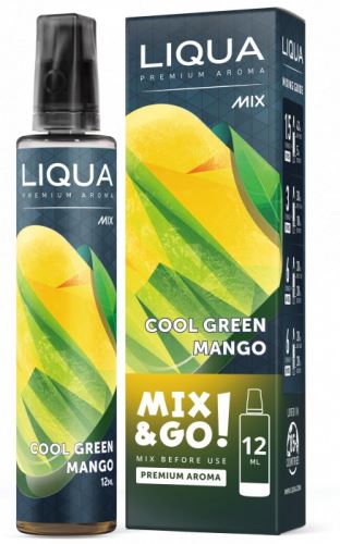 Liqua Mix&Go Cool Green Mango 12ml Shake and Vape