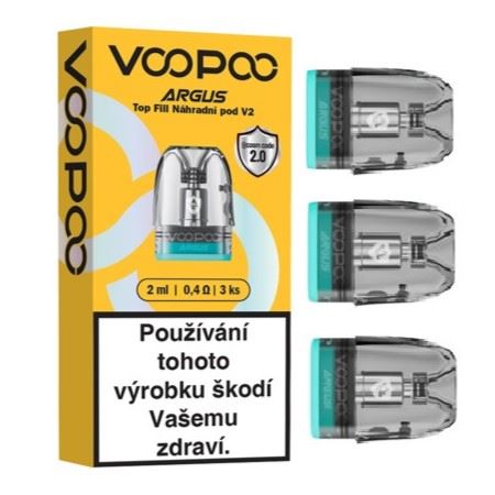 Voopoo Argus Pod V2 cartridge 0,4 Ohm 2ml 3ks