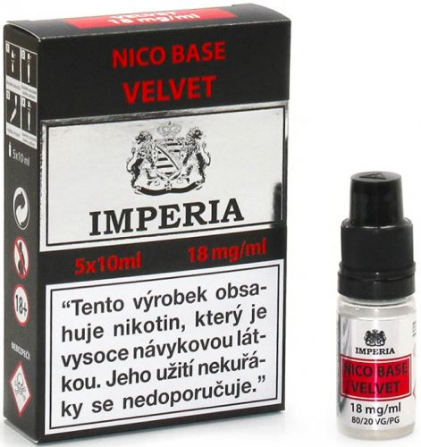 Imperia Nico Base Velvet 18mg 5x10ml