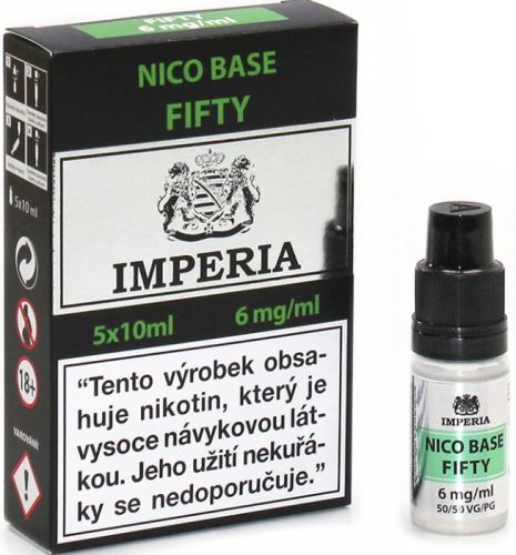 Imperia Nico Base Fifty 50/50 6mg 5x10ml