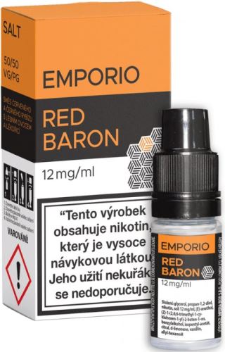 Emporio RED BARON SALT liquid příchuť červeného a černého rybízu s lékořicí 12mg 10ml