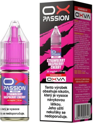 OXVA OX Passion Nic SALT Strawberry Raspberry Cherry 20mg 10ml