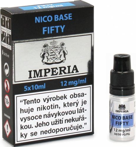 Imperia Nico Base Fifty 50/50 12mg 5x10ml