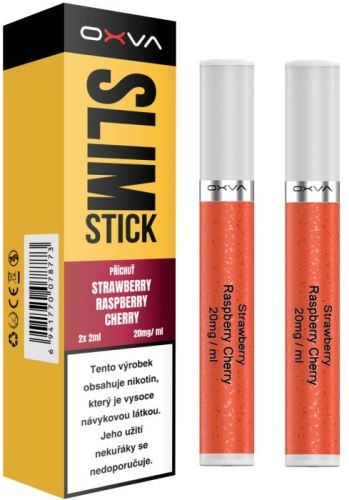 Oxva Slim Stick předplněný pod Strawberry Raspberry Cherry 20mg Nic Salt Oxva Slim Stick předplněný pod Strawberry Raspberry Cherry 20mg Nic Salt