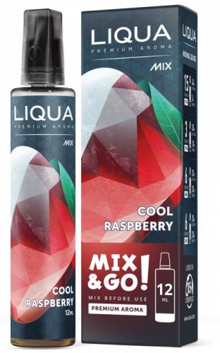 Liqua Mix&Go Cool Raspberry 12ml Shake and Vape