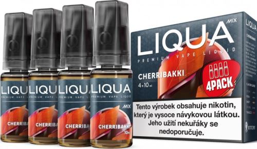 Liqua Mix Cherribakki 6mg 4x10ml, třešňový tabák
