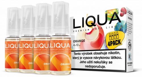 Liqua Elements Orange 3mg 4x10ml pomeranč