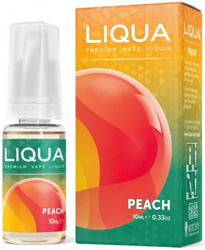 Liqua Elements Peach 0mg 10ml broskev