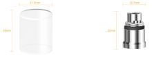 Kit Nautilus X 4ml rozměry (1) Kit Nautilus X 4ml rozměry (1)