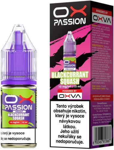 OXVA OX Passion Nic SALT Blackcurrant Squash 10mg 10ml